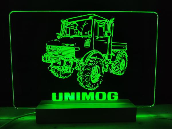 Unimog U 1600 LED Schild